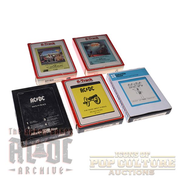 AC/DC - Collection of 8-Track Tapes - 2148
