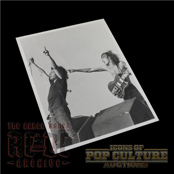 AC/DC - Original Angus Young & Brian Johnson Concert Photograph - 2092