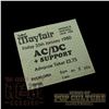 Image 1 : AC/DC - Vintage 1980 Concert Ticket – The Mayfair, Newcastle - 2079