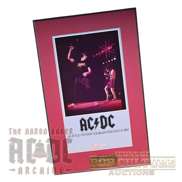 AC/DC - One-of-a-Kind Concert Poster Mock-Up - 4148