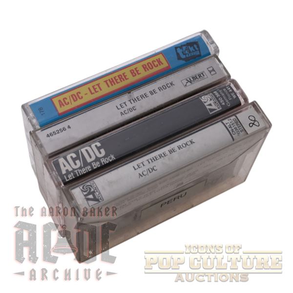 AC/DC - "Let There Be Rock" International Cassette Tapes - 2286