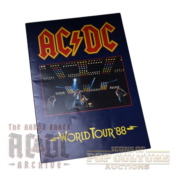 AC/DC - World Tour 1988 Australian Tour Book - 2268