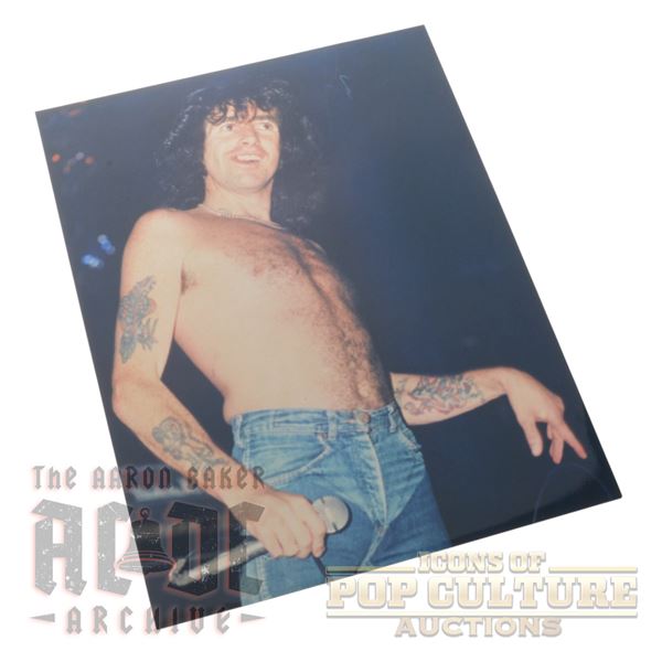 AC/DC - Don Aters Photographic Print of Bon Scott - 2023