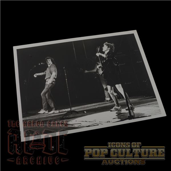 AC/DC - Angus Young & Bon Scott Photographic Print - 1886