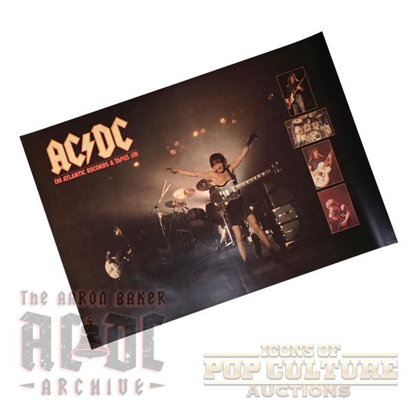 AC/DC - Early 1980s Promotional Poster - 2139