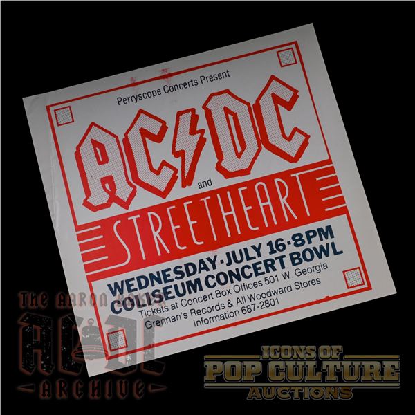 AC/DC - Coliseum Concert Bowl Poster - 2132