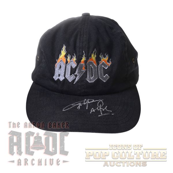 AC/DC - Angus Young Autographed Baseball Cap - 4715