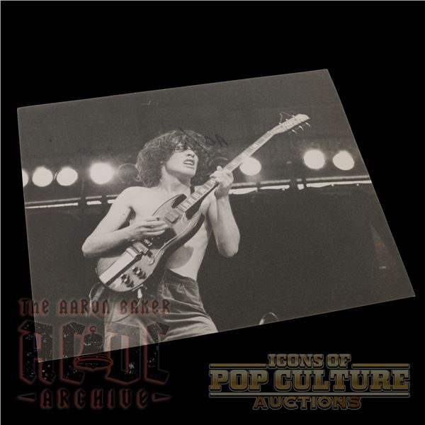 AC/DC - Original Angus Young Photograph by Gary Merrin - 4723