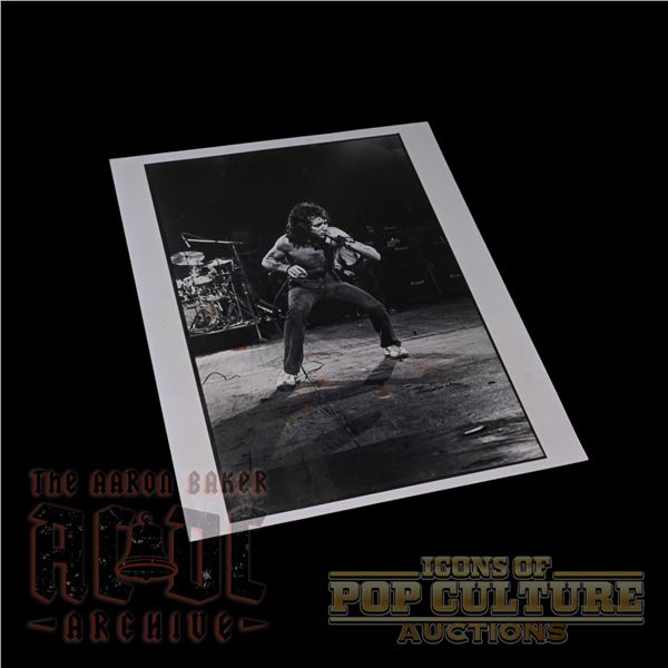 AC/DC - Original Ross Halfin Photograph of Bon Scott - 4051