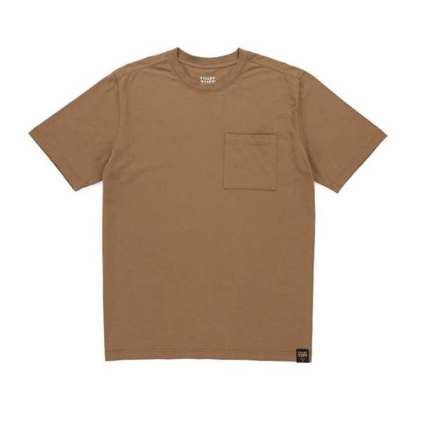 Tilley Tuff Legacy Men’s T-Shirt with Pocket in Sand Cotton – Small