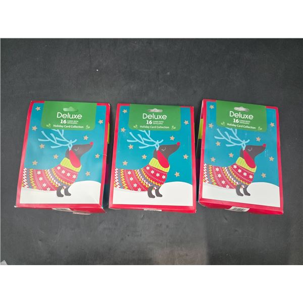 Deluxe Holiday Card Collection with 16 Cards and Envelopes