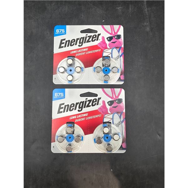 Energizer 675 Hearing Aid Battery Set – Long Lasting Power Technology 2X8 Pc
