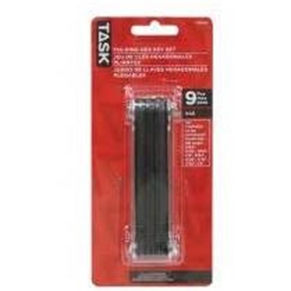 Task 9-Piece Folding Hex Key Set, SAE