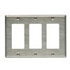 Image 1 : Lot of 6 – Eaton 93403B-BOX Stainless Steel Wall Plates