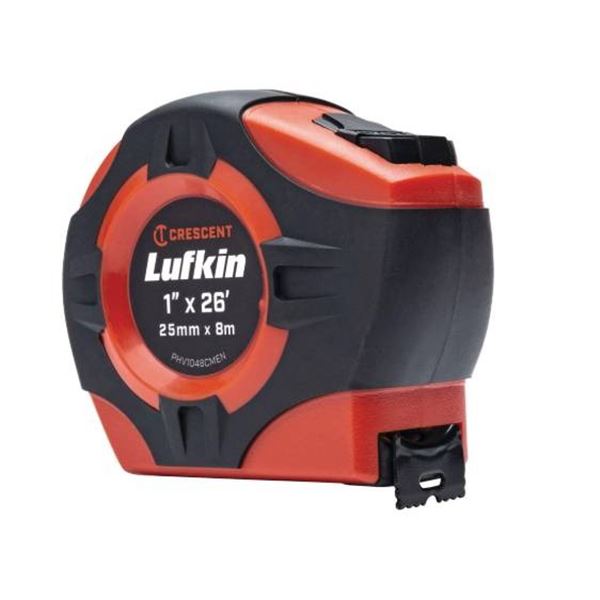 Crescent Lufkin 1-inch by 26-foot Tape Measure 083mm x 8m