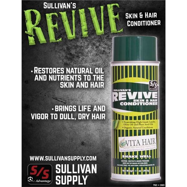 Sullivan’s Revive Skin and Hair Conditioner, 17 oz