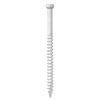 Image 1 : GRK Fasteners Trim Head Screws #8 x 2-1/2 in, White, 2x 100 Count Each,