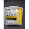 Image 3 : GRK Fasteners Trim Head Screws #8 x 2-1/2 in, White, 2x 100 Count Each,