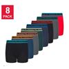 Image 1 : Puma Boys’ 8-Pack Boxer Briefs, XS Size, Cotton Blend