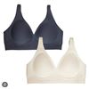 Image 1 : Buffalo David Bitton Wire-Free Seamless Bra 2-Pack, Size L/G
