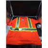 Image 2 : Holmes Workwear High Visibility Safety Shirt Orange Size XXL
