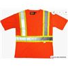 Image 1 : Holmes Workwear High Visibility Safety Shirt Orange Size XXL