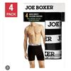 Image 1 : Joe Boxer 4-Pack Organic Cotton Boxer Briefs M/M Size