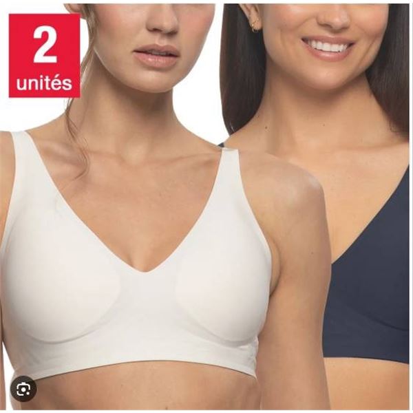 Buffalo David Bitton XL Wire-Free Bra 2-Pack