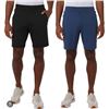 Image 1 : 32 Degrees Heat Men’s 2-Pack Lounge Shorts in Black and Navy (Size XL)