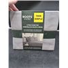 Image 2 : Roots Home 4-Piece Twin Simple Sheet Set, 100% Cotton Sateen, 300 Thread Count