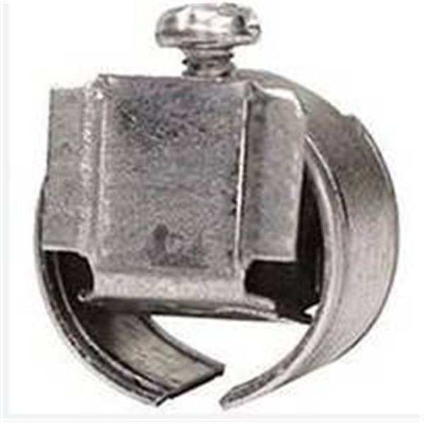 Hubbell NMS038R50 3/8 Inch One Screw Saddle Connector, 50 Pcs