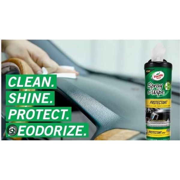 Turtle Wax Spray and Wipe Protectant, Pack of 2