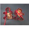Image 2 : 2 Sets of 3 pc – Maison Plus Cookie Cutters With Red Trim