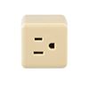 Image 1 : Eaton 1482V Grounding Triple Outlet Adapter, Ivory, Set of 10
