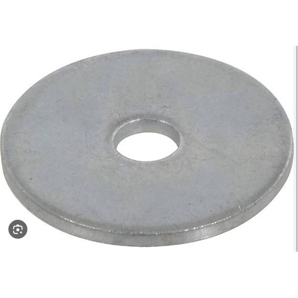 Hillman 1/4 x 1 Inch Zinc Fender Washers, 100 Pieces, Model 29001