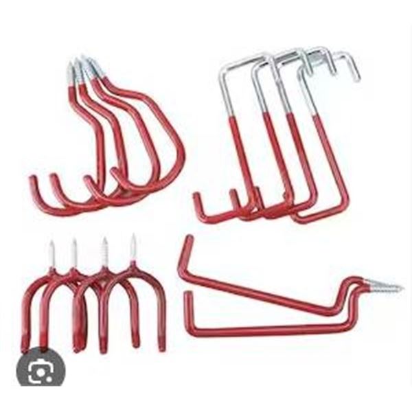Red-Plated Hooks with Protective Sleeves