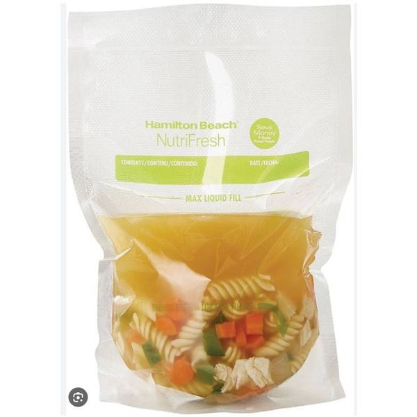 Hamilton Beach Nutrifresh Easy-Fill Vacuum Sealer Bags