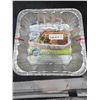 Image 1 : Handi-Foil Eco-Foil Poultry pans , Lot of 4x 3 pc 9.375 in x 9.375 in x 2.625 in (
