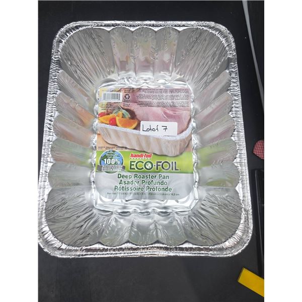 Handi-Foil Eco-Foil Deep Roaster Pan Lot of 7 14 x 10 x 2