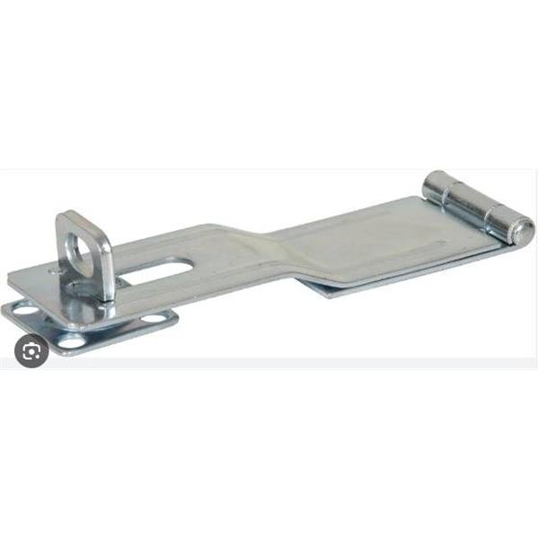 Lot of 4 Hillman 6-Inch Safety Hasp With Swivel Staple, Model 851391