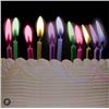 Image 1 : 12 packs of 12,  ColorFlame Birthday Candles by Sannyk