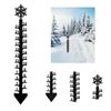 Image 1 : 24-Inch Detachable Snowflake Snow Gauge Measuring Instrument for Snowfall Measurement