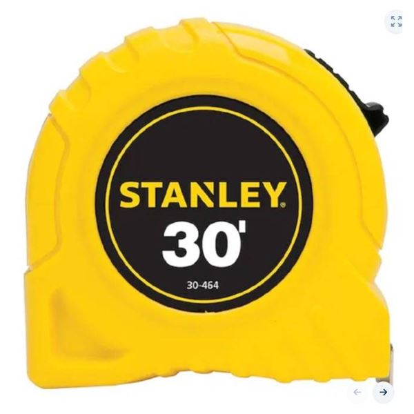 Stanley 30′ Tape Measure, Model 30-454