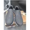 Image 2 : Skechers Men’s Slip-On Shoes with Memory Foam, Black, Size 10