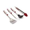 Image 1 : GrillPro 4-Piece Stainless Steel Barbecue Tool Set