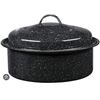 Image 1 : Round Roaster with 3-5 lb Capacity, Speckled Dark Finish