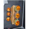Image 3 : SHMILMH Candle Holders Set of 6 Glass Votive Tealight Candle Holder for Fall