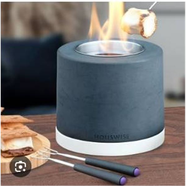 Houswise Altair Tabletop Fire Pit with Accessories