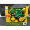 Image 2 : John Deere Fix-It-Up Johnny Interactive Tractor Toy for Ages 3+