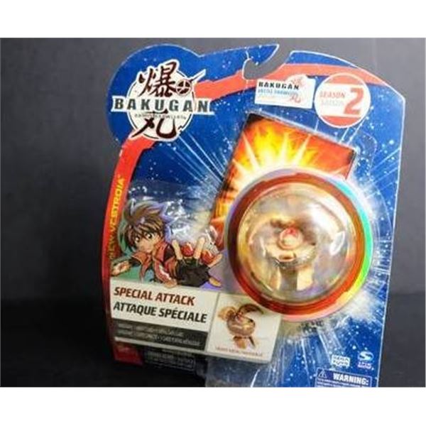Vintage Sega Bakugan Special Attack, Season 2 with Trading Card